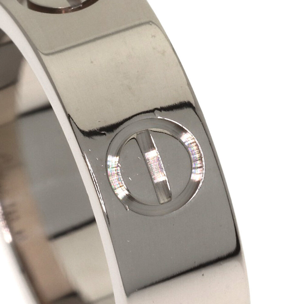 Cartier Love Ring #50, 18K White Gold, Women's Ring, CARTIER - Picture 6 of 8